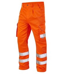 LEO WORKWEAR BIDEFORD ISO 20471 Cl 1 Poly/Cotton Cargo Trouser